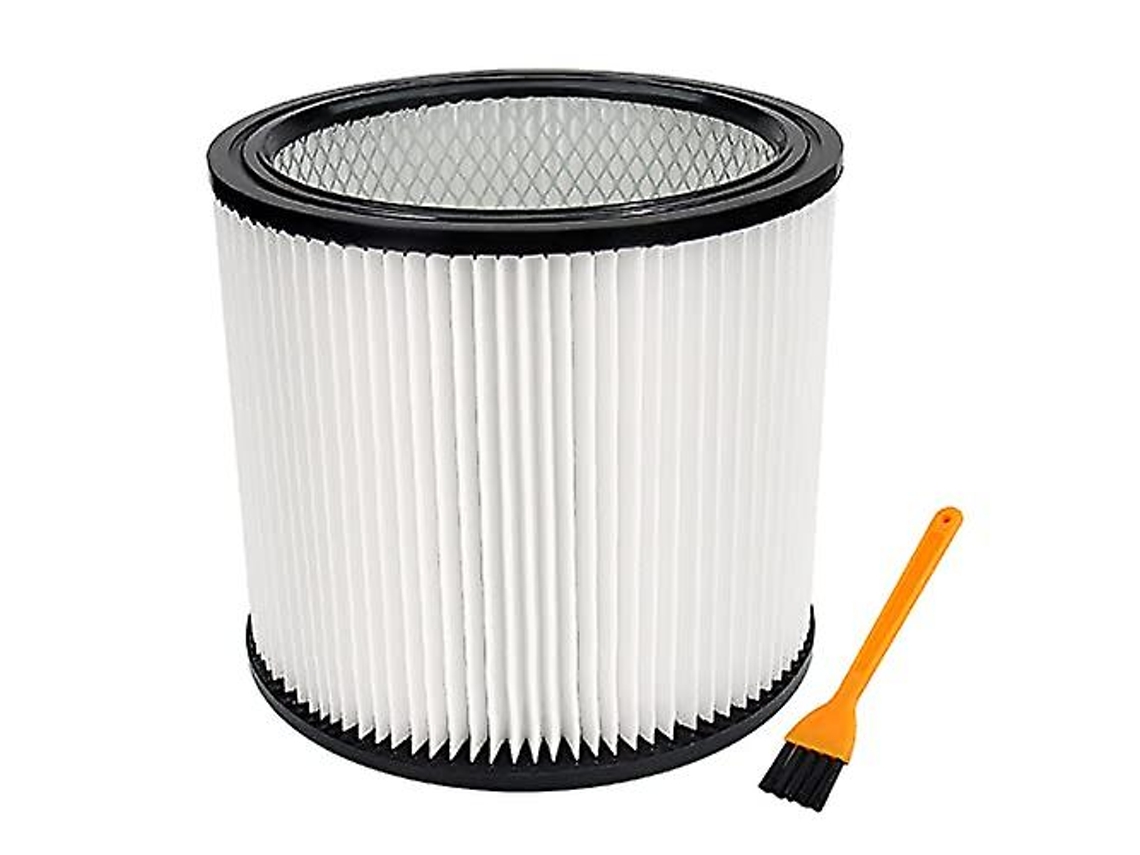 Filtro de cartucho Techecook 90304, reutilizable y lavable, compatible con aspiradoras en seco y húmedo de 5 galones o más.