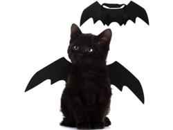 Ala De Murciélago Para Gato Perro Disfraz De Halloween Fiesta Decoración Collar Cosplay Adorno