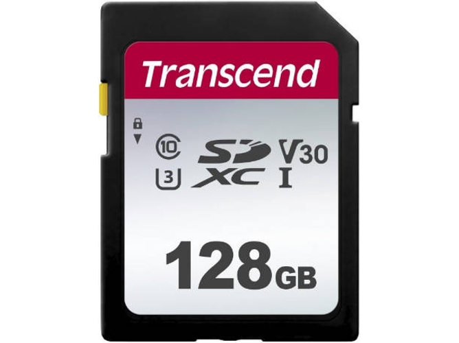 Tarjeta de Memoria SDXC TRANSCEND TS128GSDC300S (128 GB - 95 MB/s)