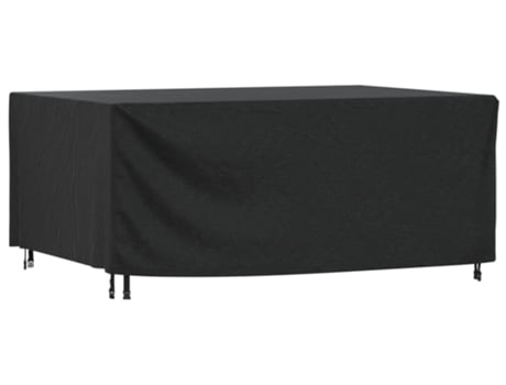 Cubierta Para Muebles De Jardín VIDAXL Negro Poliéster (225x143x90 cm)