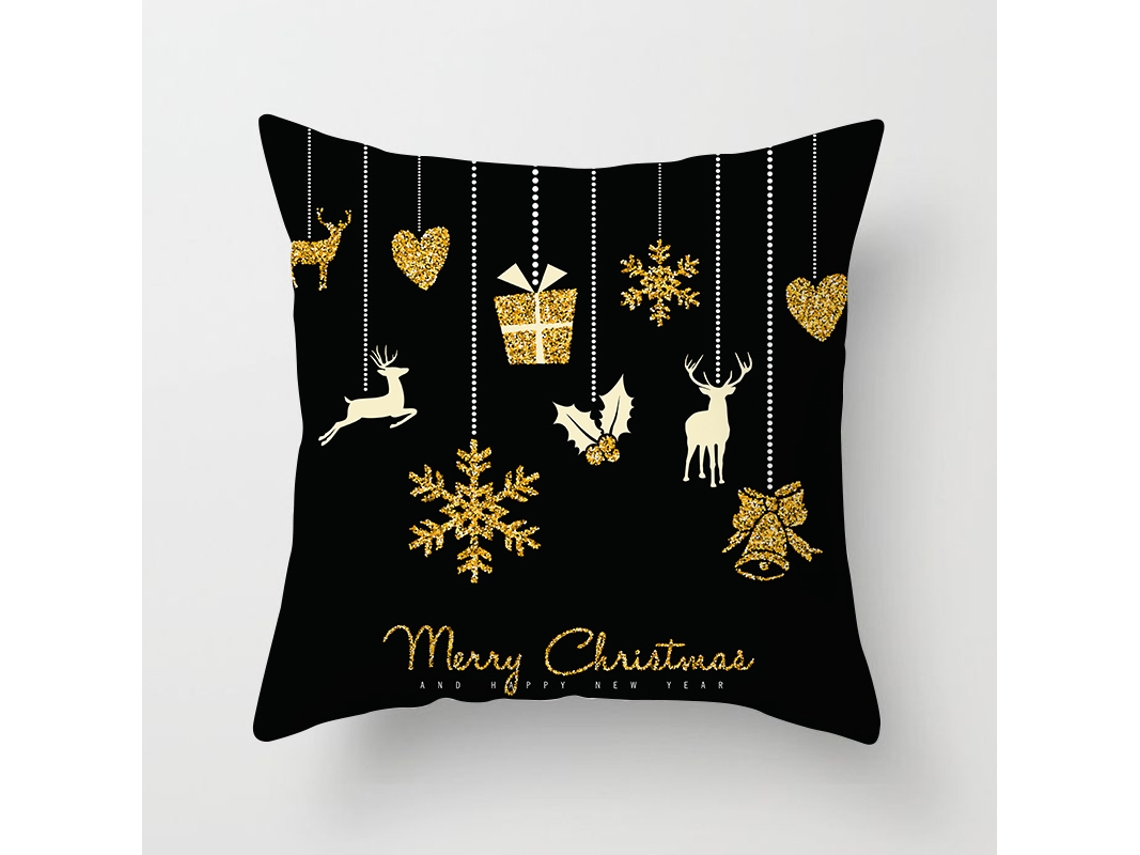 Serie de Funda Decorativa de Almohada Alce de Serie de Navidad