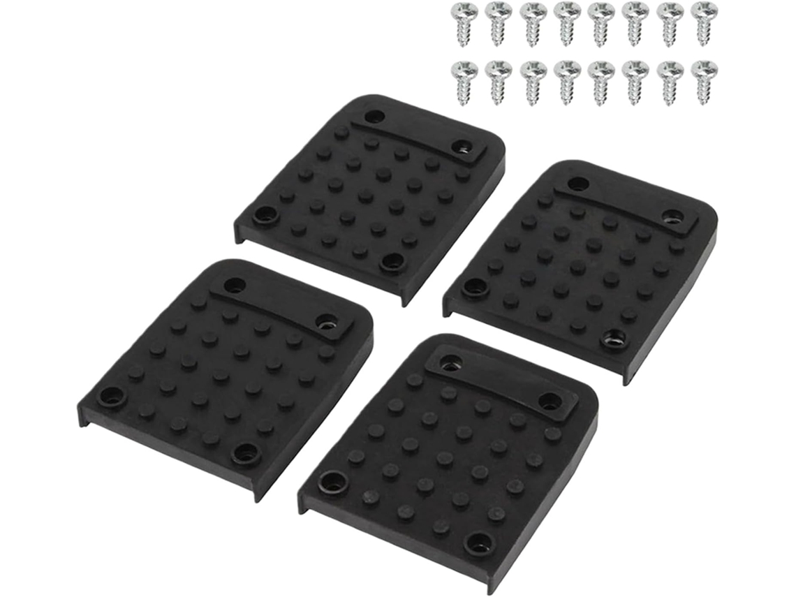Paquete De 4 Almohadillas De Goma Antideslizantes Para Un Agarre Mejorado Para Interiores Y Exteriores, Incluye