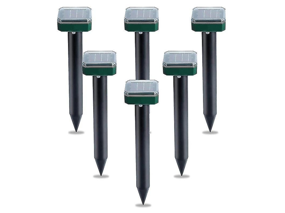 Pack 6 repelente solar serpientes. Ultrasonidos para exteriores.