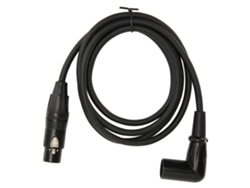 Cable De Audio De Micrófono Xlr Macho De Ángulo Recto A Hembra 1.5m