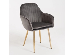 DUDECOR Silla Norbana Gold Gris