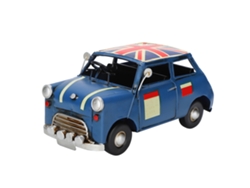 Modelo De Coche De Hierro Retro, Simulación, Decorativo, Para Bar O Cafetería, Regalo Azul