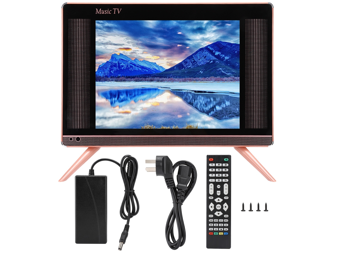 Televisor LCD portátil (pantalla HD de 15 pulgadas, sonido de graves)