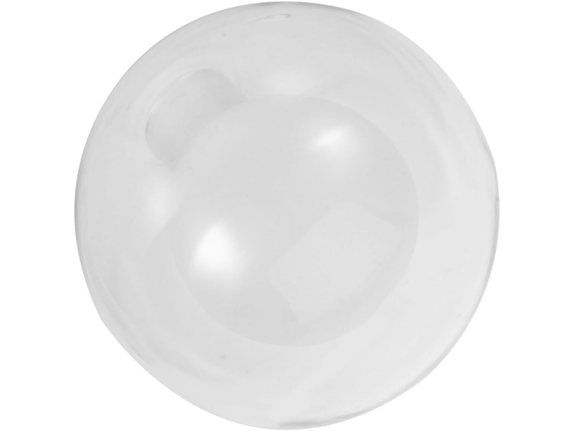 Lámpara De Araña Esférica De Cristal Transparente Con Pantalla Moderna De Doble Capa Para Una Iluminación Elegante Y