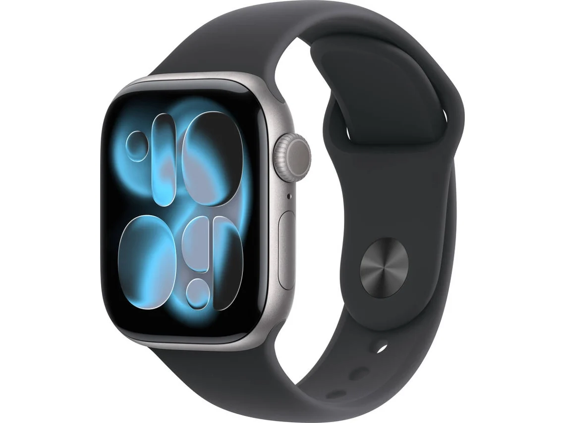  APPLE Watch Series 11 GPS 42 mm Gris Espacial Aluminio con Correa Deportiva Negro (Tamaño M/L)