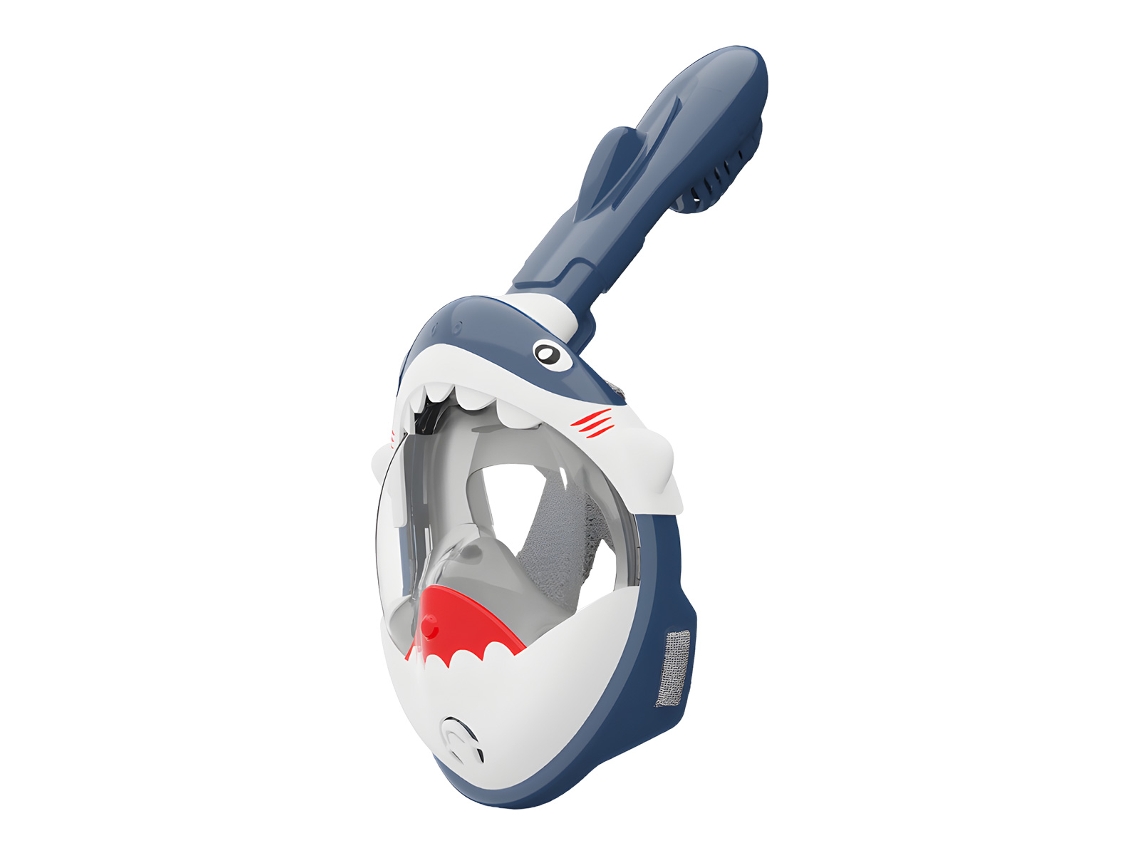 TRUYUETY Máscara De Snorkel Para Crianças, Máscara De Mergulho Panorâmica 180°, Respiração Livre, Antinévoa, Anti Vazamento, Com Topo Seco