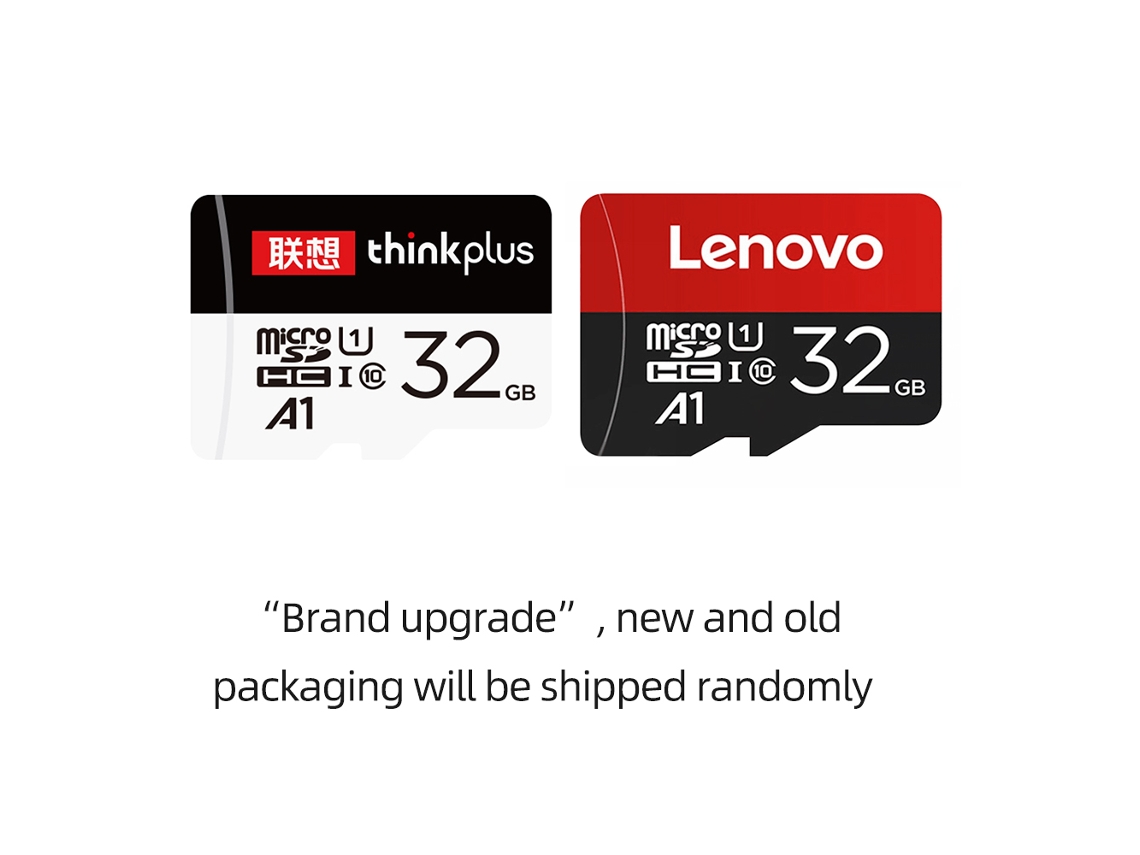 Tarjeta Tf Lenovo De 128 Gb De Alta Velocidad A1 U3 C10 De 100 Mb/s Para Dispositivos De Monitoreo De Teléfonos Móviles Y Tabletas.