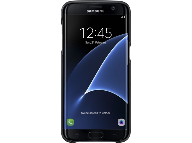 Carcasa SAMSUNG Galaxy S7 Edge Leather Negro