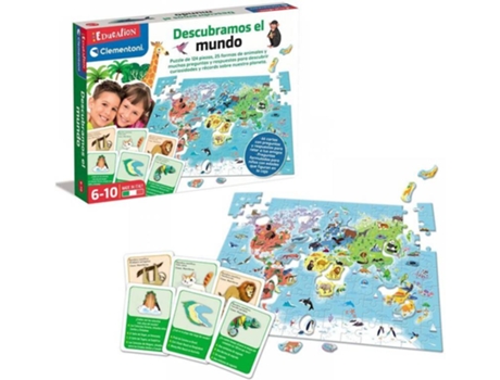 Puzzle CLEMENTONI Descubramos El Mundo (Edad MÁÂÁÂÁÂÁ nima: 6 AÁÂÁÂÁÂÁ±os)