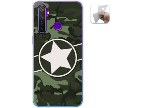 Carcasa Realme 5 Pro TUMUNDOSMARTPHONE Camuflaje 01 Multicolor