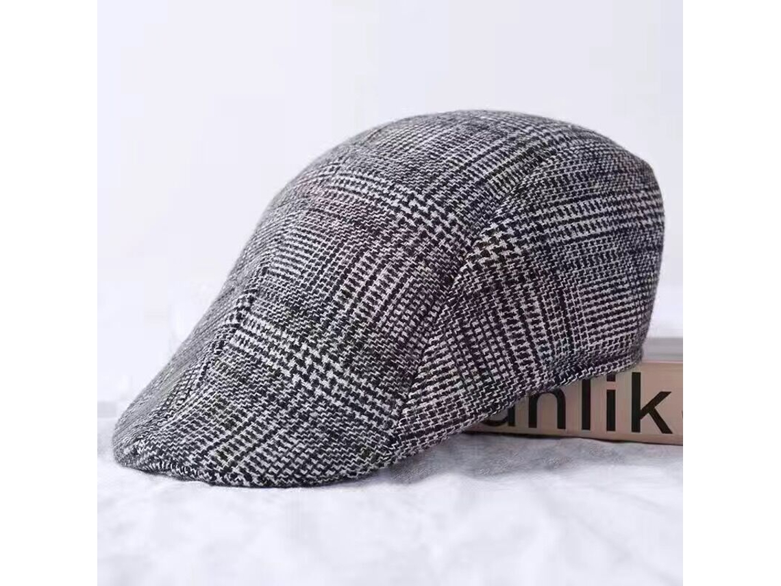 Boina Plana Para Homem, Gorro De Jornal Para Menino, Gorro Com Ventilação Ajustável, Padrão Europeu*