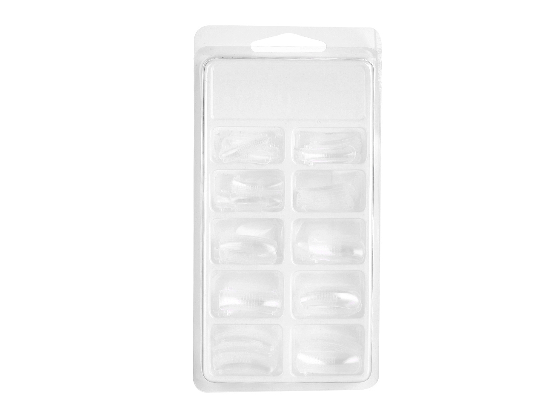 100 Moldes Transparentes Para Uñas Para La Creación Rápida De Uñas De Gel, Herramienta De Manicura Diy