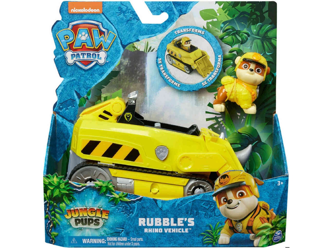 Vehículo Temático Selva Rubble'S Rhino Vehicle PATRULLA CANINA