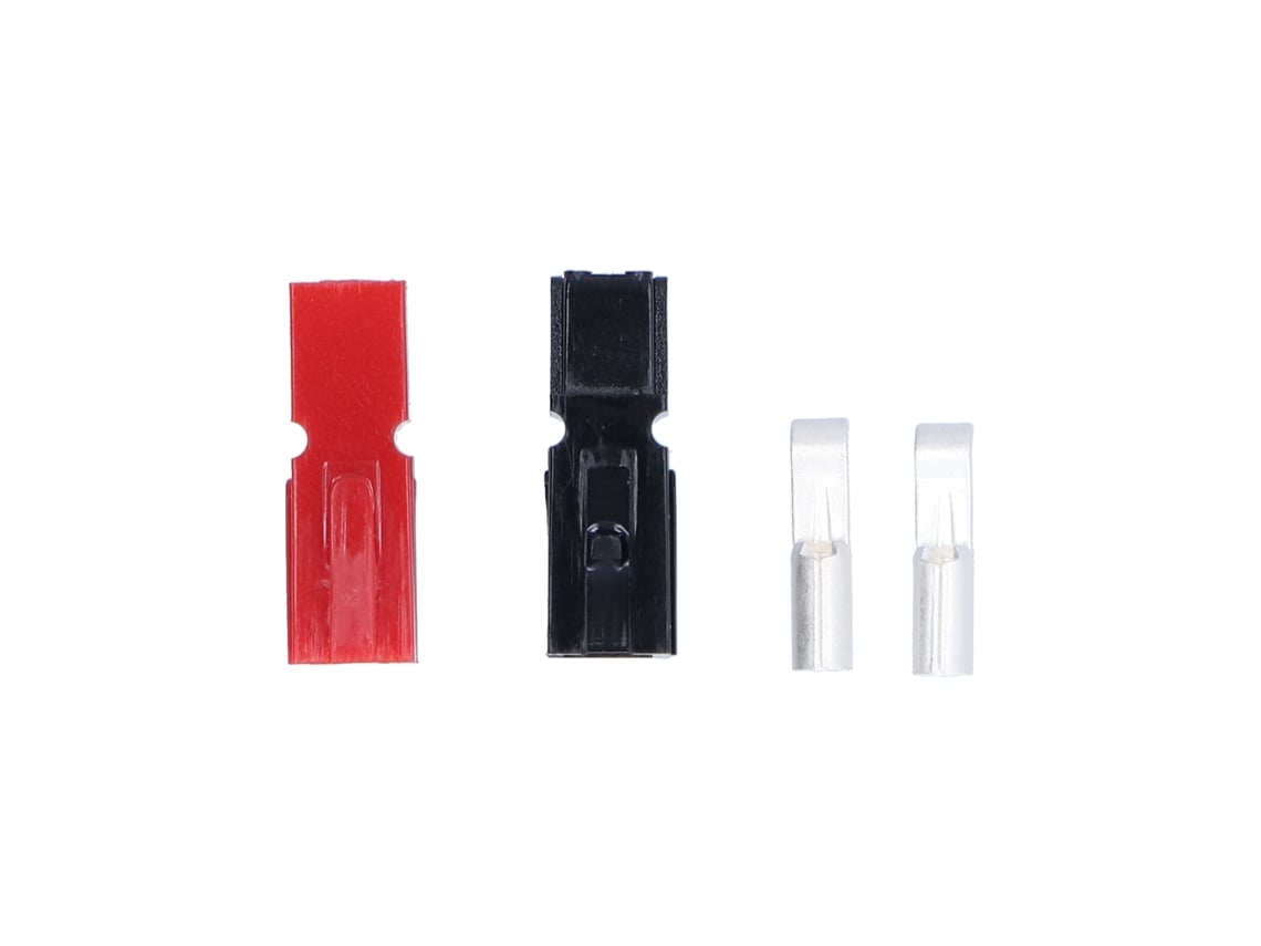 20 Conectores De Batería Rojo Negro Módulo Individual Plata 30a 600v Conexiones De Energía De Larga Duración