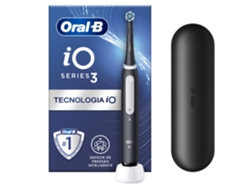 Oral-B Io Serie 3 Cepillo de Dientes Eléctrico con 3 Modos de Cepillado para el Cuidado Dental Tecnología Magnética BRAUN Estuche de Viaje