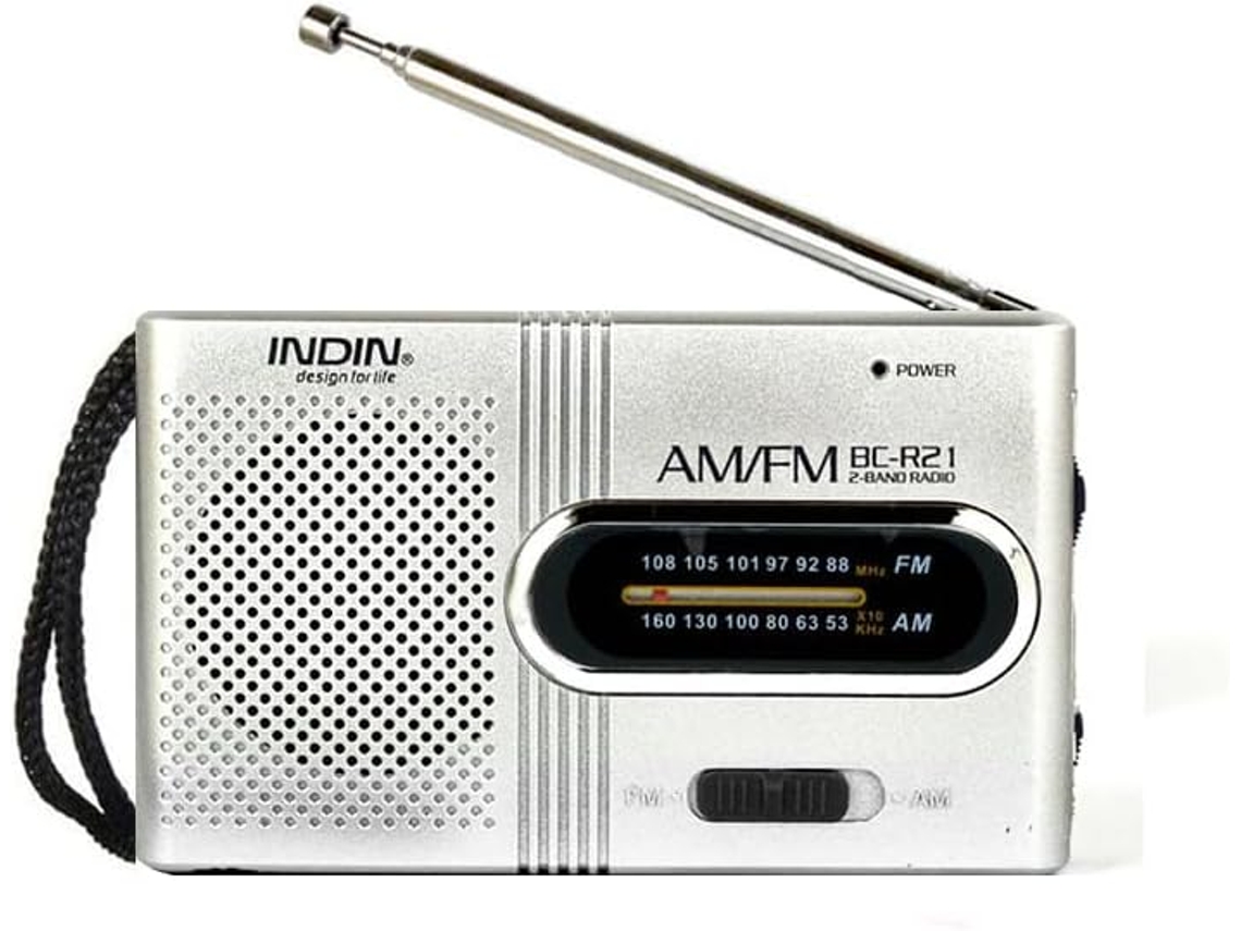 Radio De Bolsillo, A Pilas, Con Altavoz, Conector Para Auriculares, Pequeña Radio Fm Portátil Antigua, Alimentada Por Batería.