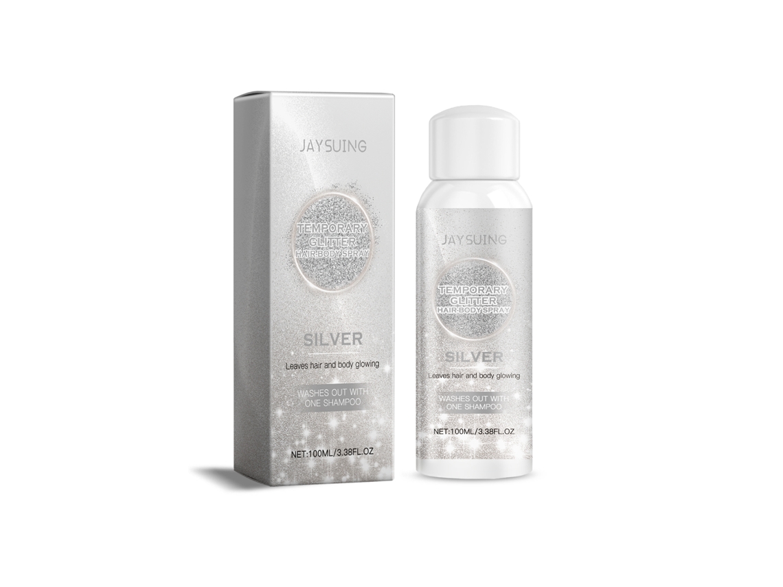 Spray plateado brillante
