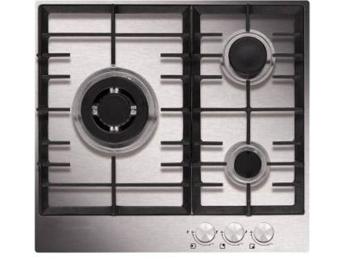 Placa de Gas AIRLUX AT635HIX-V1 (Gas Butano-propano - 59 cm - Inox)
