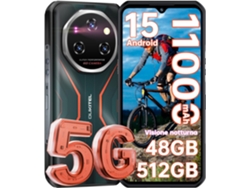 Smartphone robusto 5g Oukitel Wp55 Pro 48gb 512gb Android 15 6.6 120hz 11000mah Naranja