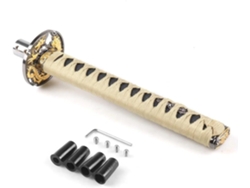 Pomo De Palanca Cambios Universal Para Automóviles, Espada Samurái, 260 Mm, Katana, Cuchillo Pomo Con