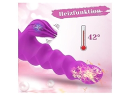 Vibrador De Punto G Femenino Con Control Remoto Y Función De Calentamiento, Vibrador De Empuje, 10 Modos, Morado Ushion