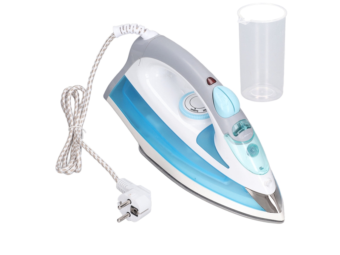 Plancha de vapor de 2000 W para ropa, depósito de 350 ml, función seco y húmedo, boquilla precisa, enchufe UE 220 V