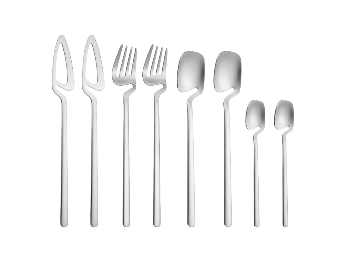 Juego de cubiertos colgantes de acero inoxidable para hogar y restaurante RNEMITERY