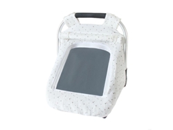 Funda para asiento de coche Chrui Baby, resistente al viento, cesta portabebés para recién nacidos (Estrella)