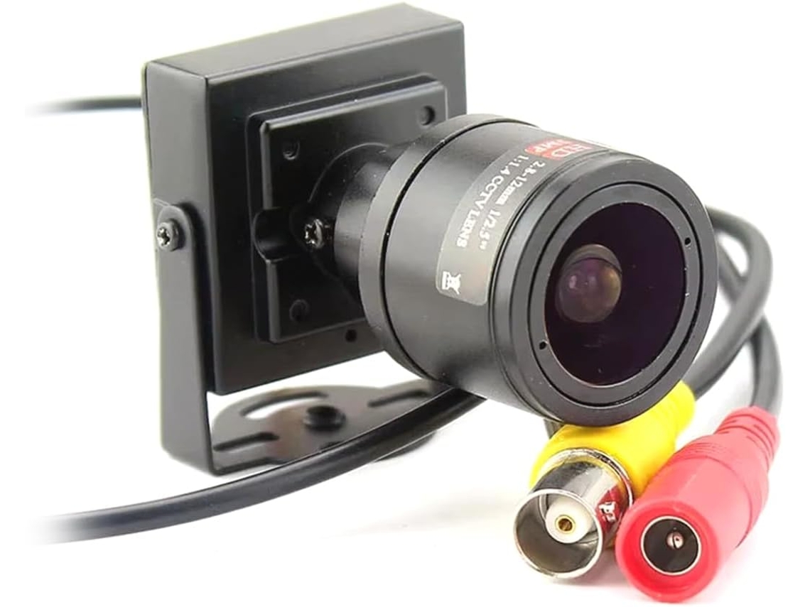 Módulo Analógico Cmos A Color De 1200 Líneas De Tv Con Adaptador De Lente Varifocal Ajustable De 2,8-12 Mm