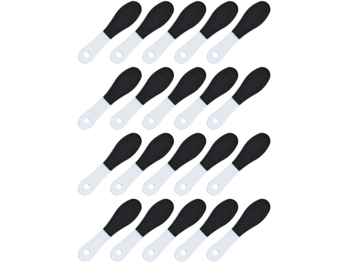 Lot De 20 Râpes À Pieds Double Face En Plastique Solide, Outil Exfoliant Para Peaux Mortes Y Cal...