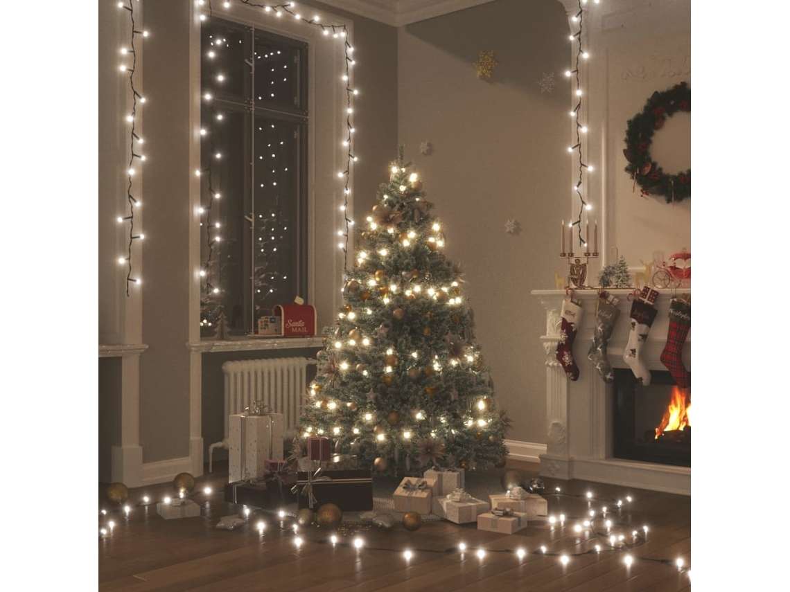 Lámpara Guirnalda de Luces con 600 Leds Int/Ext Ip44 60M Blanco Frío
