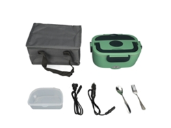 Nevera Eléctrica Portátil De Acero Inoxidable De 1,5 L, A Prueba De Derrames, Multifuncional, Con Enchufe, Para Adultos.