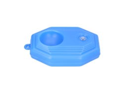 Base portátil para entrenamiento de tenis KKLV para jugador individual con pelota azul.