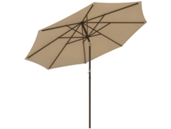 VPMKP - Sombrilla Ø2,63 m con manivela Outsunny beige S/MARCA