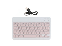 Baoj-2026novoteclado Sin Fio Bluetooth De 10 Polegadas Rosa
