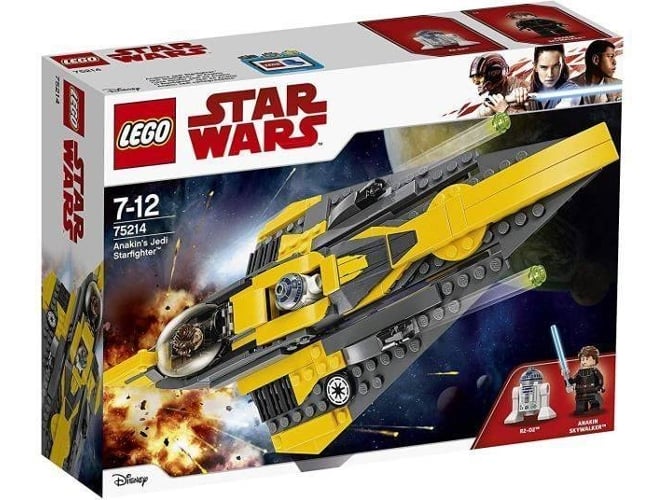 LEGO Star Wars: El caza estelar Jedi de Anakin - 75214 (Edad Mínima: 7 - 247 Piezas)