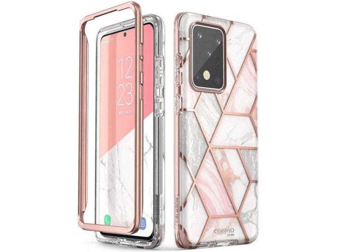 Funda Samsung Galaxy S20 Ultra LMOBILE Supcosmo Marble Dorado