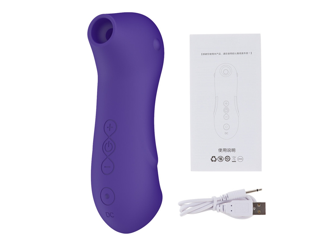 Vibrador De Masaje De Succin De 10 Frecuencias Para Mujeres (prpura)