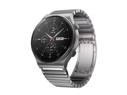 Correa de reloj de acero con hebilla original de 22 mm (plateada)
