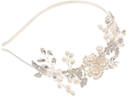 Diadema Mariage Fleurs En Perles Artificielles Y Cristaux Accessoire Cabello Délicat Pour Mujer