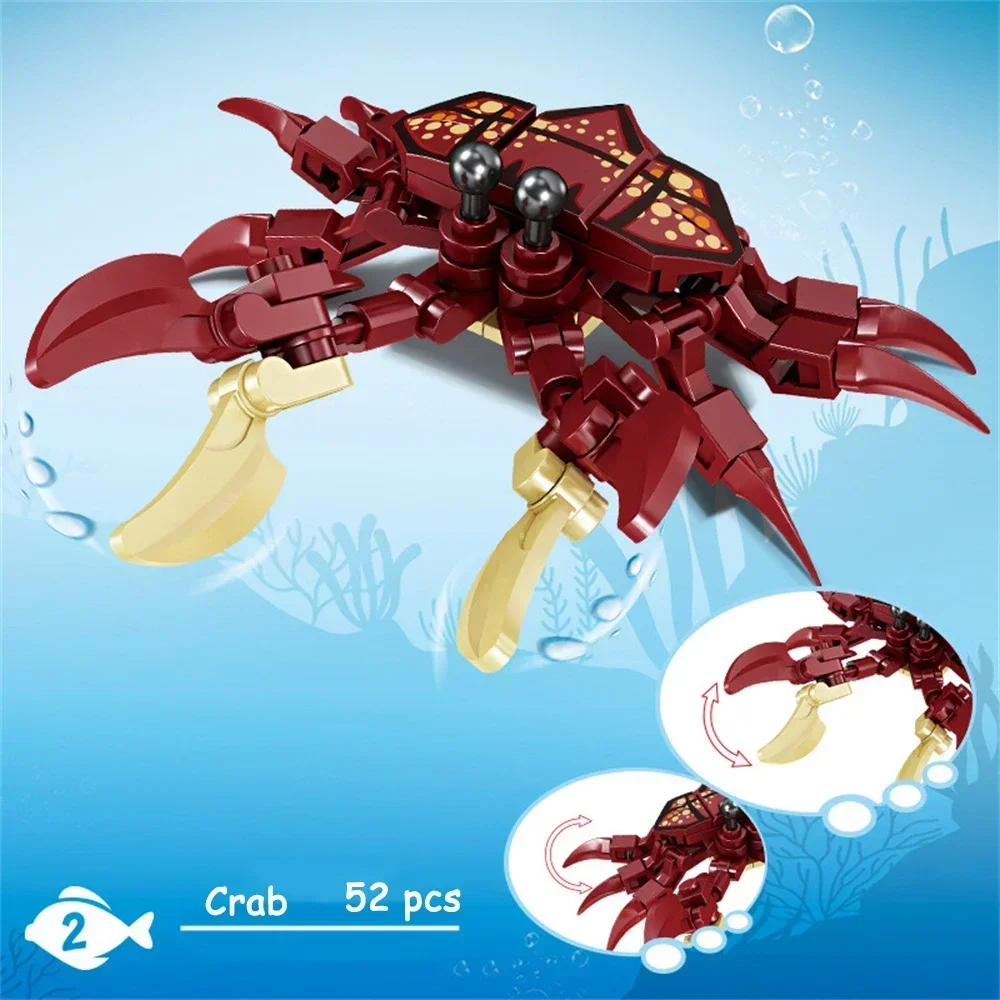Bloques de construcción Ocean World, perfectos para niños MDUG
