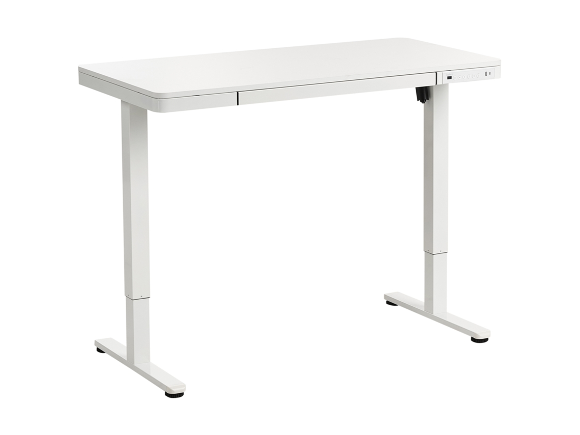 Mesa de partículas blancas Penly 120x60x117 Beliani