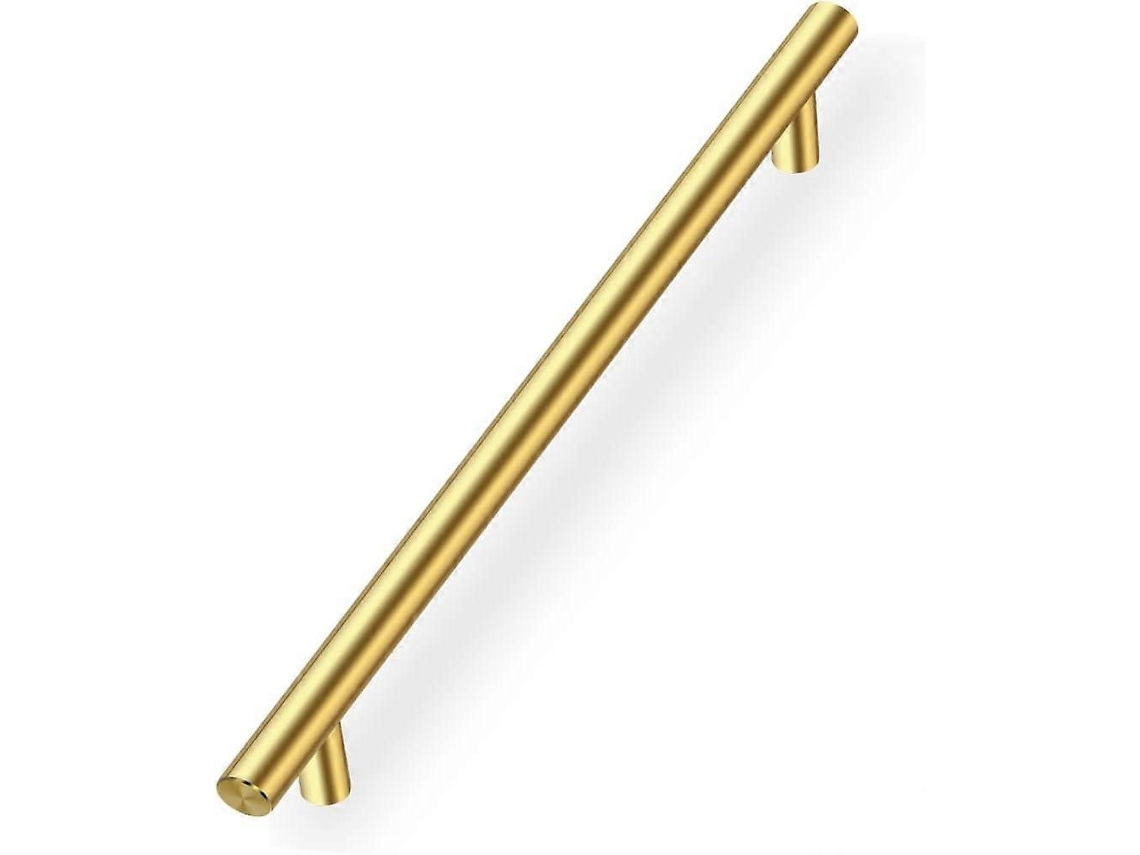 10 Manejos De Cocina Dorados Acero Inoxidable, Distancia Entre Agujeros 192mm, Para Armarios, Cajones Y Gabinetes