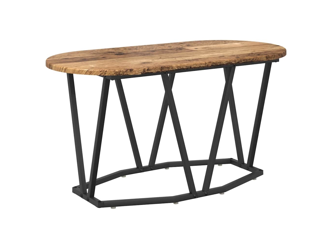 Mesa de centro HARLANV1 de madera antigua, 80x40x40,5 cm