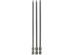 Conjunto de 3 Puntas de Atornillar BOSCH Extraduras T8; T10; T15; 152 mm