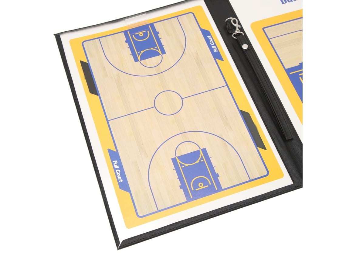 Bj-tablero De Entrenamiento De Basquete Magnético Plegable 2.5 Con Caneta Y Borrador Clipboard Para Estrategias